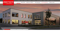 Desktop Screenshot of otto-doetsch.de